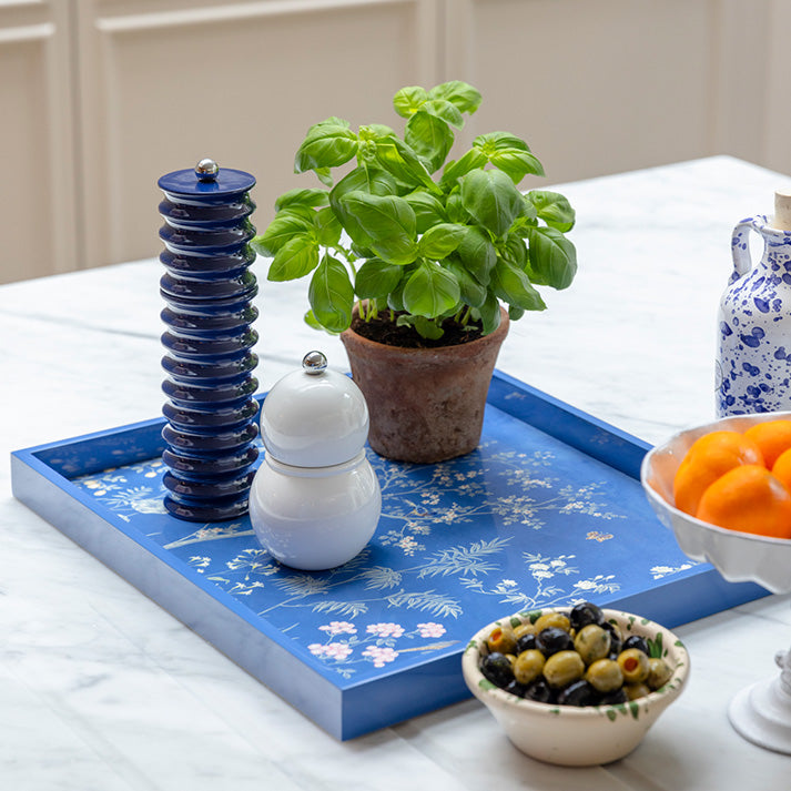 Chinoiserie Medium Tray Blue