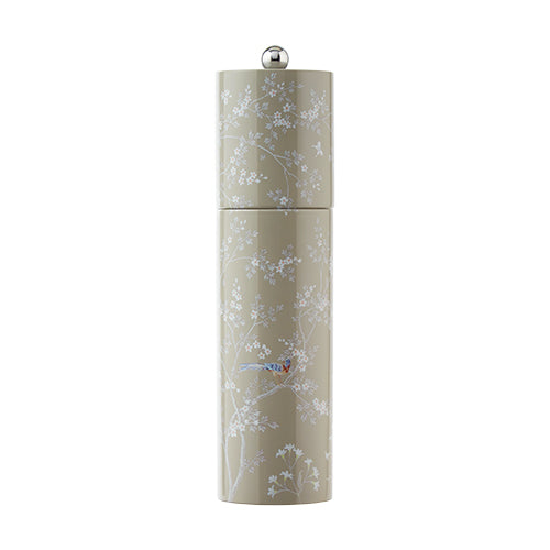 Chinoiserie Grey Salt or Pepper Mill