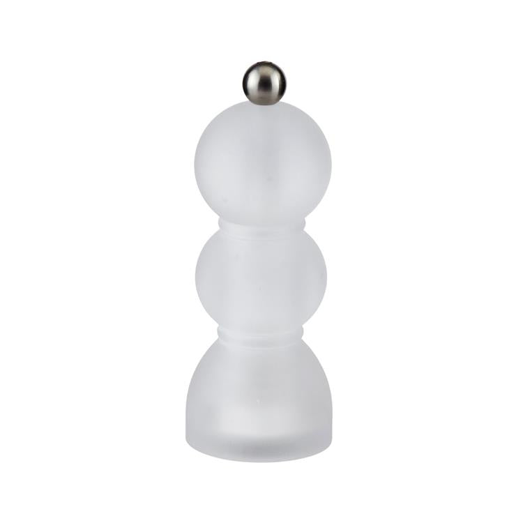 Clear Frosty Mini Bob Salt or Pepper Mill