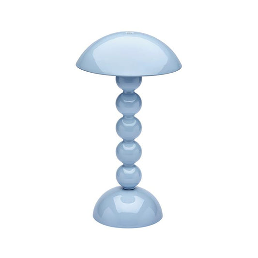 Pale Denim Lacquer Rechargeable Bobbin LED Lamp