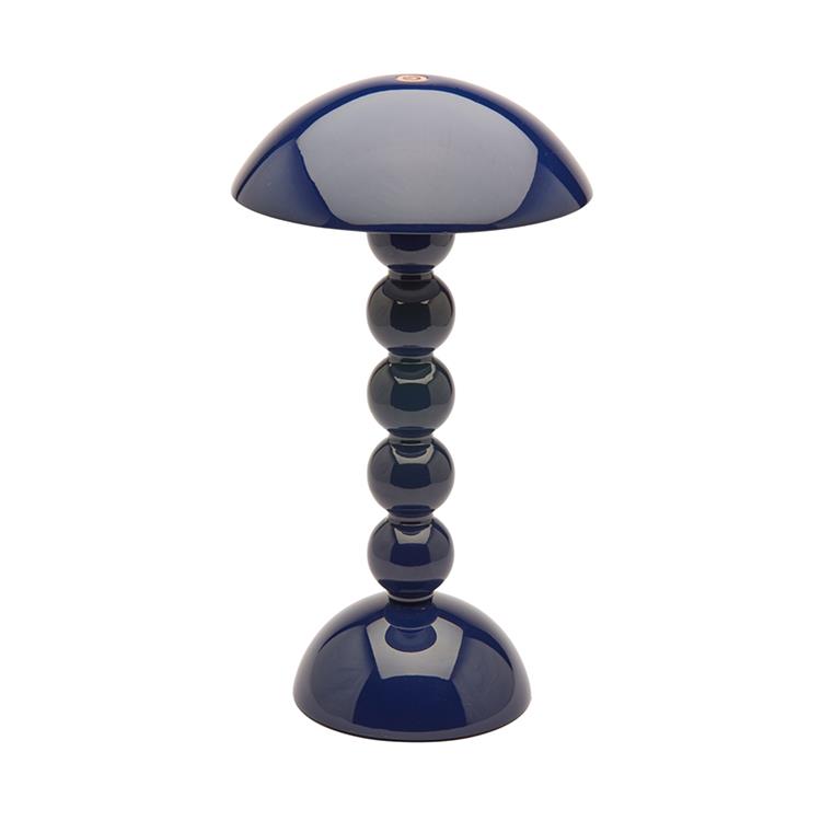 Bobbin Rechargeable LED Lamp Navy 30cm Lacquer
