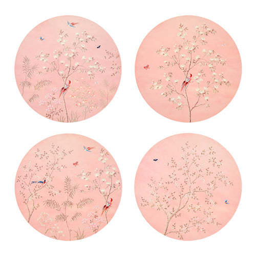 Chinoiserie Placemats Pink - Set of 4