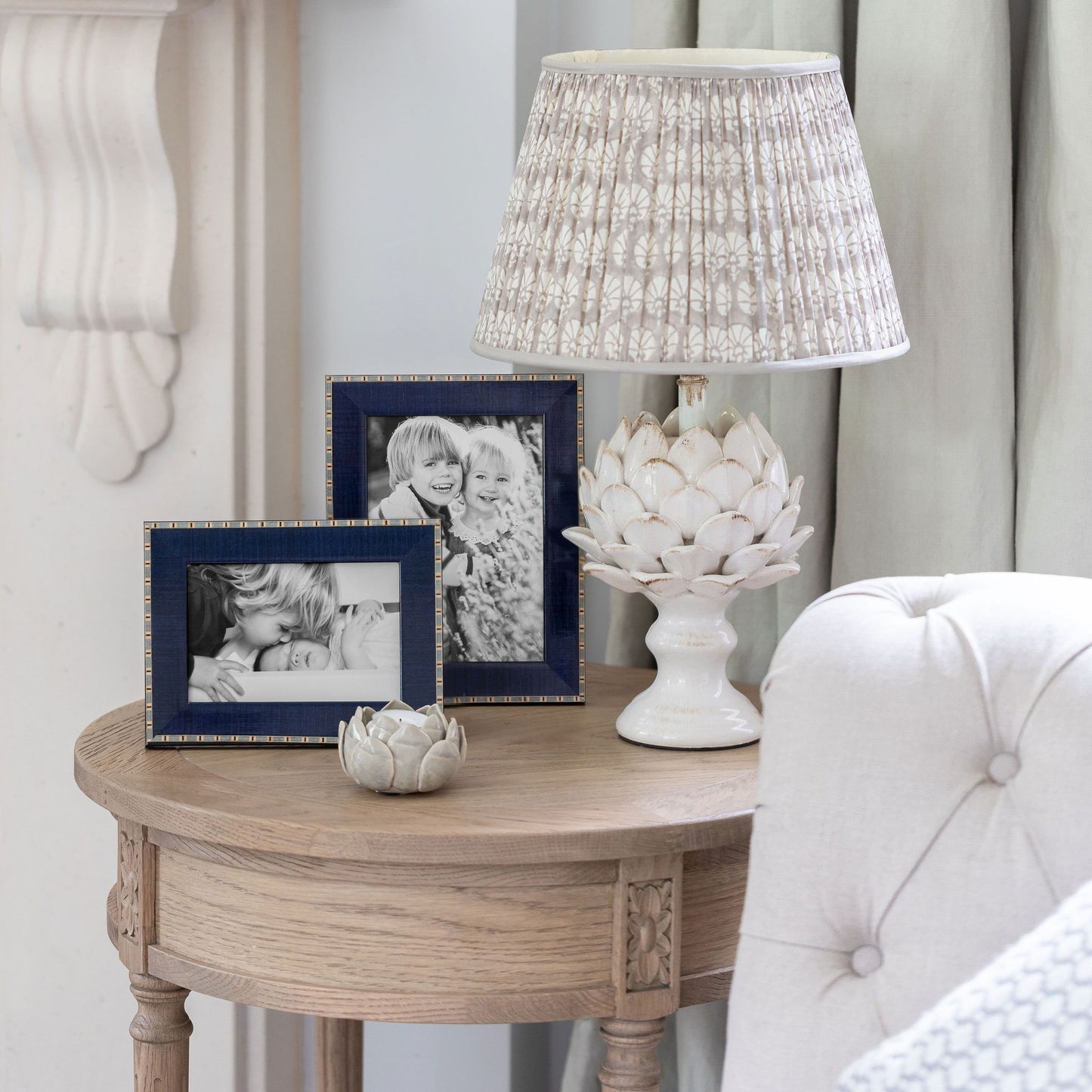 Frise Blue Marquetry Frame