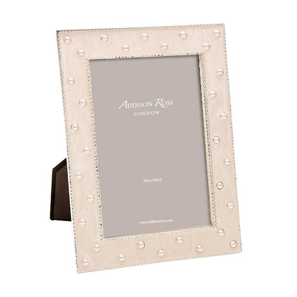 Pearl Cream Enamel Frame - - Addison Ross