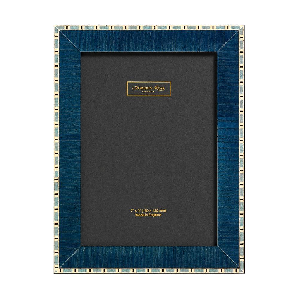 Frise Blue Marquetry Frame - Wood Frames - Addison Ross