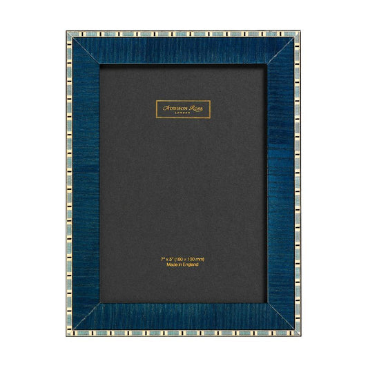 Frise Blue Marquetry Frame - Wood Frames - Addison Ross