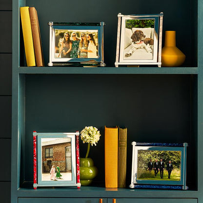 Ruby & Silver Acrylic Photo Frame