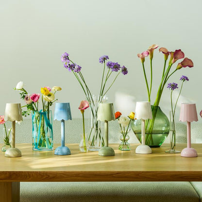 Scallop LED Lamp Sage 28cm