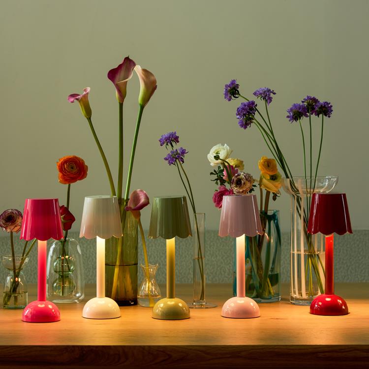 Scallop LED Lamp Watermelon 28cm