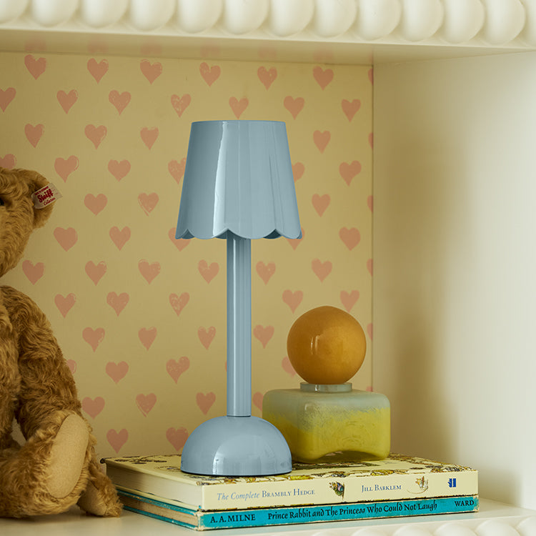 Scallop LED Lamp Periwinkle 28cm