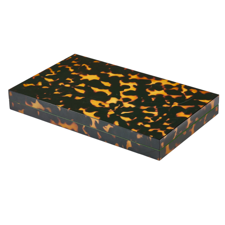 Lacquer Backgammon Set Tortoiseshell