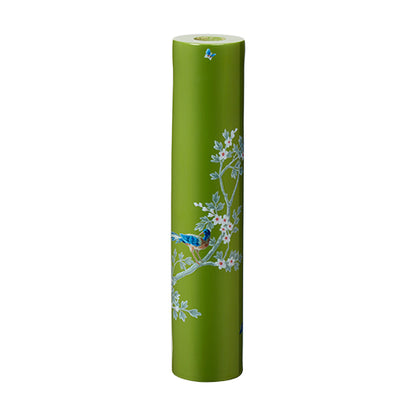 Chinoiserie Candlestick Green