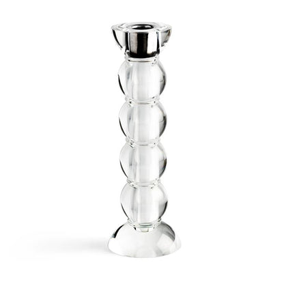 Icy Bobbin Candlestick Clear 23cm