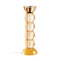 Icy Bobbin Candlestick Orange 23cm