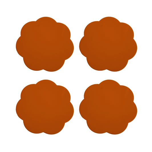 Orange Coasters – Set of 4