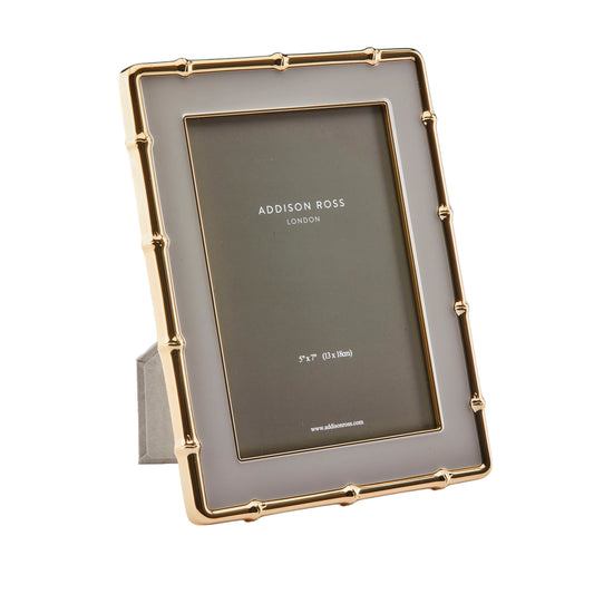 Chiffon & Gold Bamboo Photo Frame
