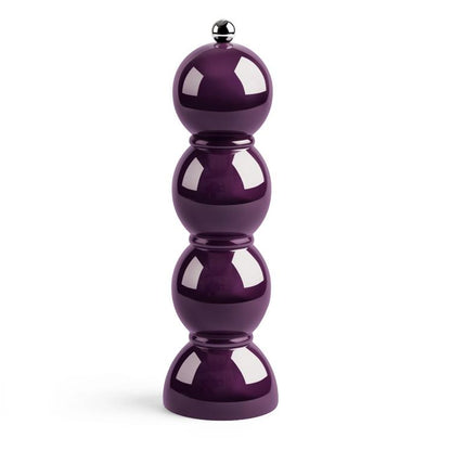 Aubergine Bobbin Lacquer Salt or Pepper Mill