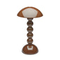 Bobbin Rechargeable LED Lamp Chocolate 30cm Lacquer