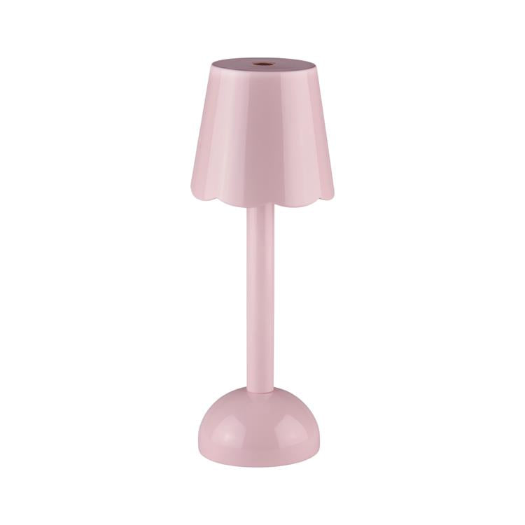 Scallop LED Lamp Pink 28cm