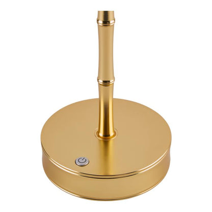 Bamboo Lamp Base Gold 25cm