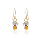 Citrine & Iolite Cluster Earrings - Jewellery - Addison Ross