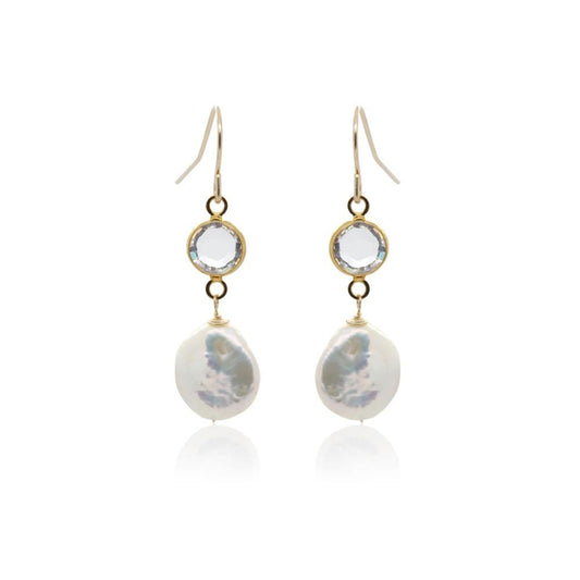 Mother of Pearl Double Drop Earring - Jewellery - Addison Ross