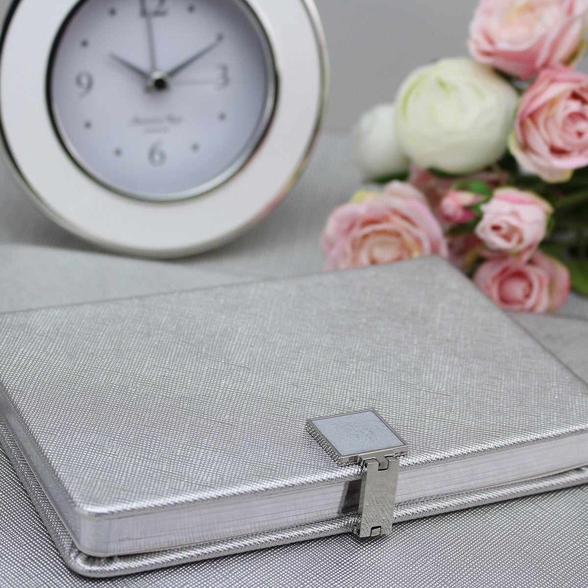 Silver & Silver A6 Notebook