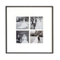 Four Aperture Black Wall Hanging Frame