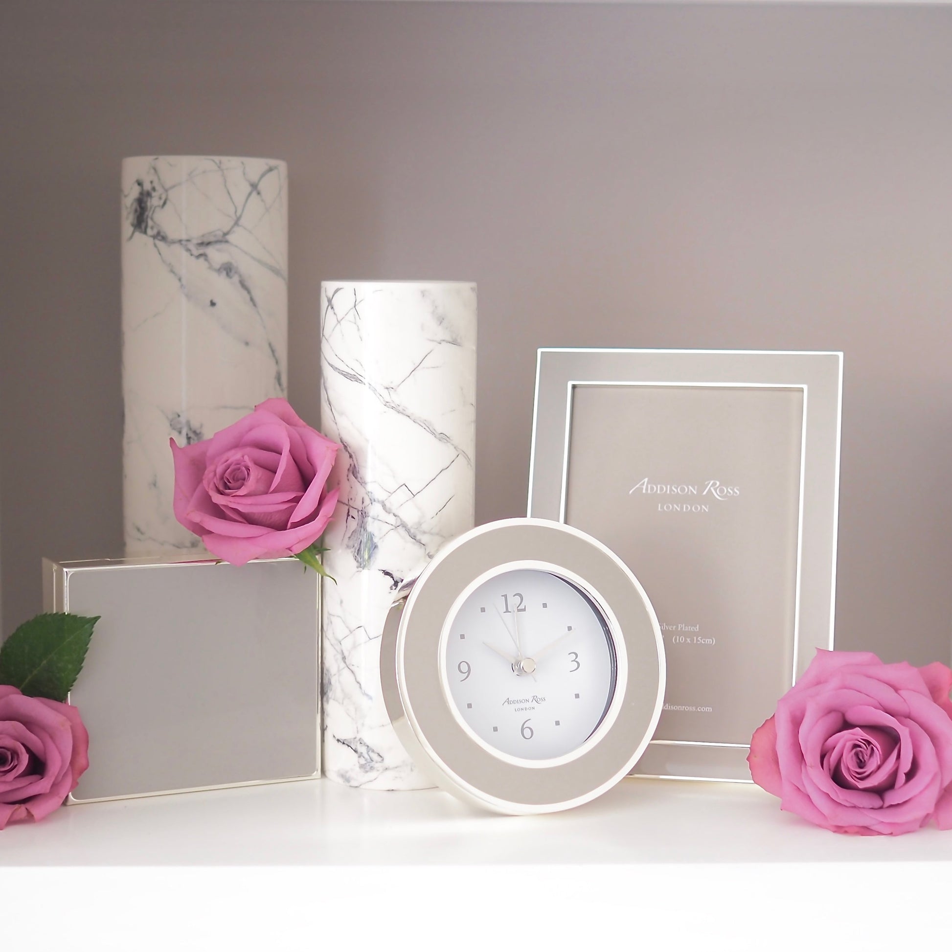 4" Chiffon Enamel & Silver Box - Boxes & Pots - Addison Ross